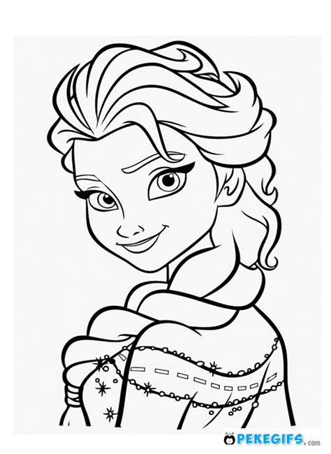 frozen para colorear